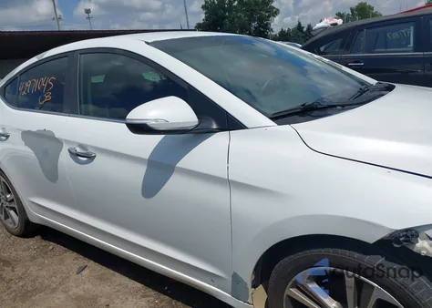 2017 Hyundai Elantra Limited z USA, uszkodzony, nr VIN 5NPD84LF1HH036652